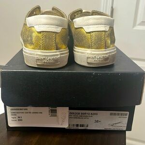 Saint Laurent 20MM Bedford coated canvas sneakers